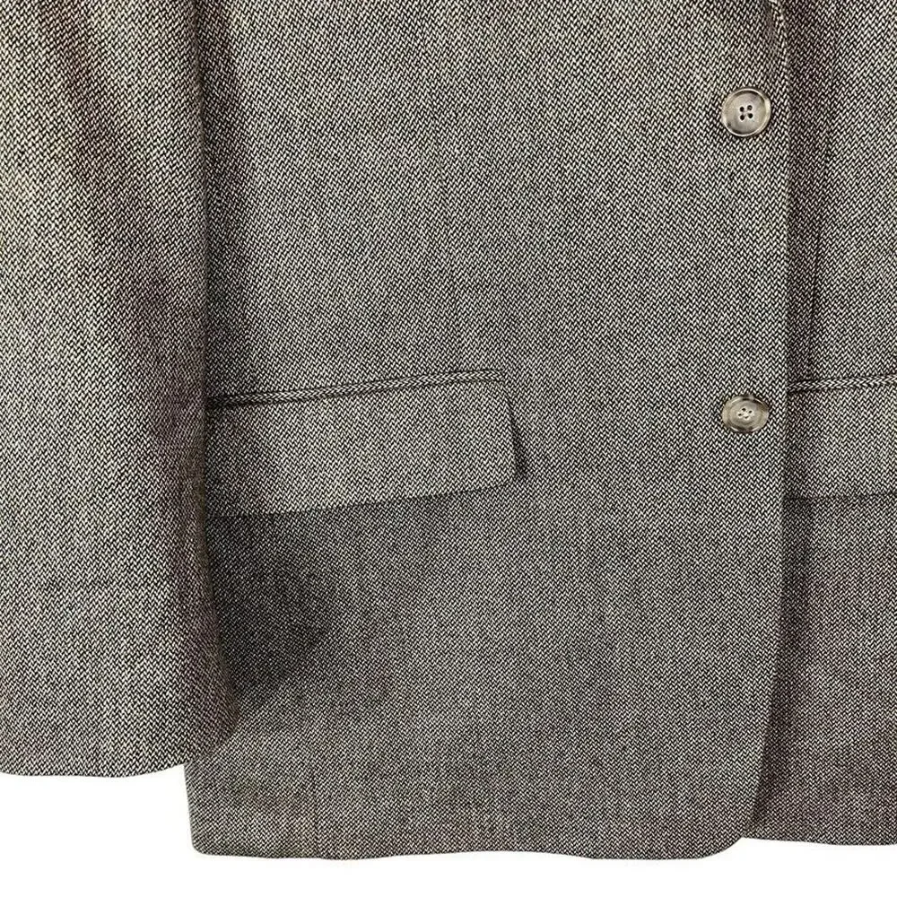 Club Room Mens Brown Beige Woven Suit Jacket Blazer Wool Cashmere sz 42 L